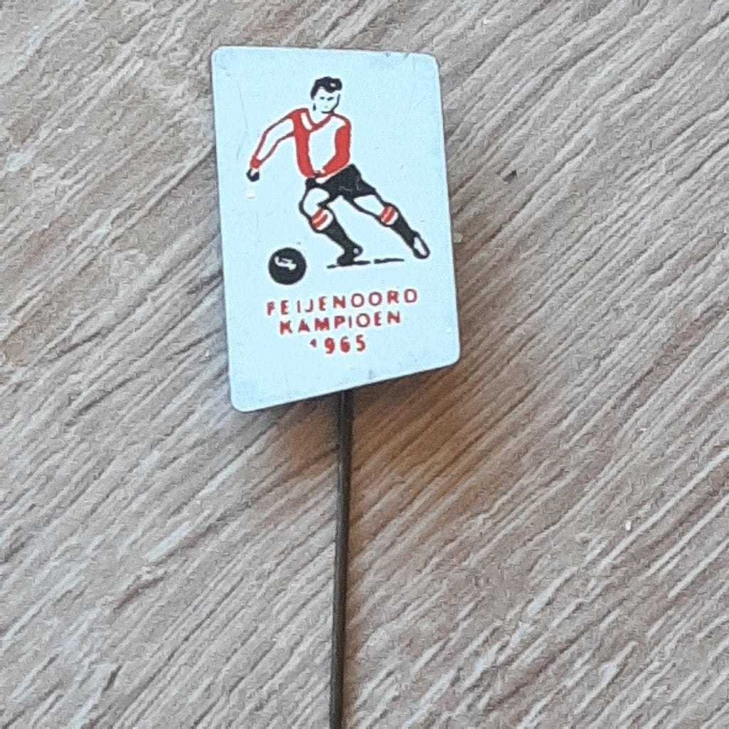 Speldje Feijenoord kampioen 1965, Verzenden, Gebruikt, Feyenoord, Overige typen