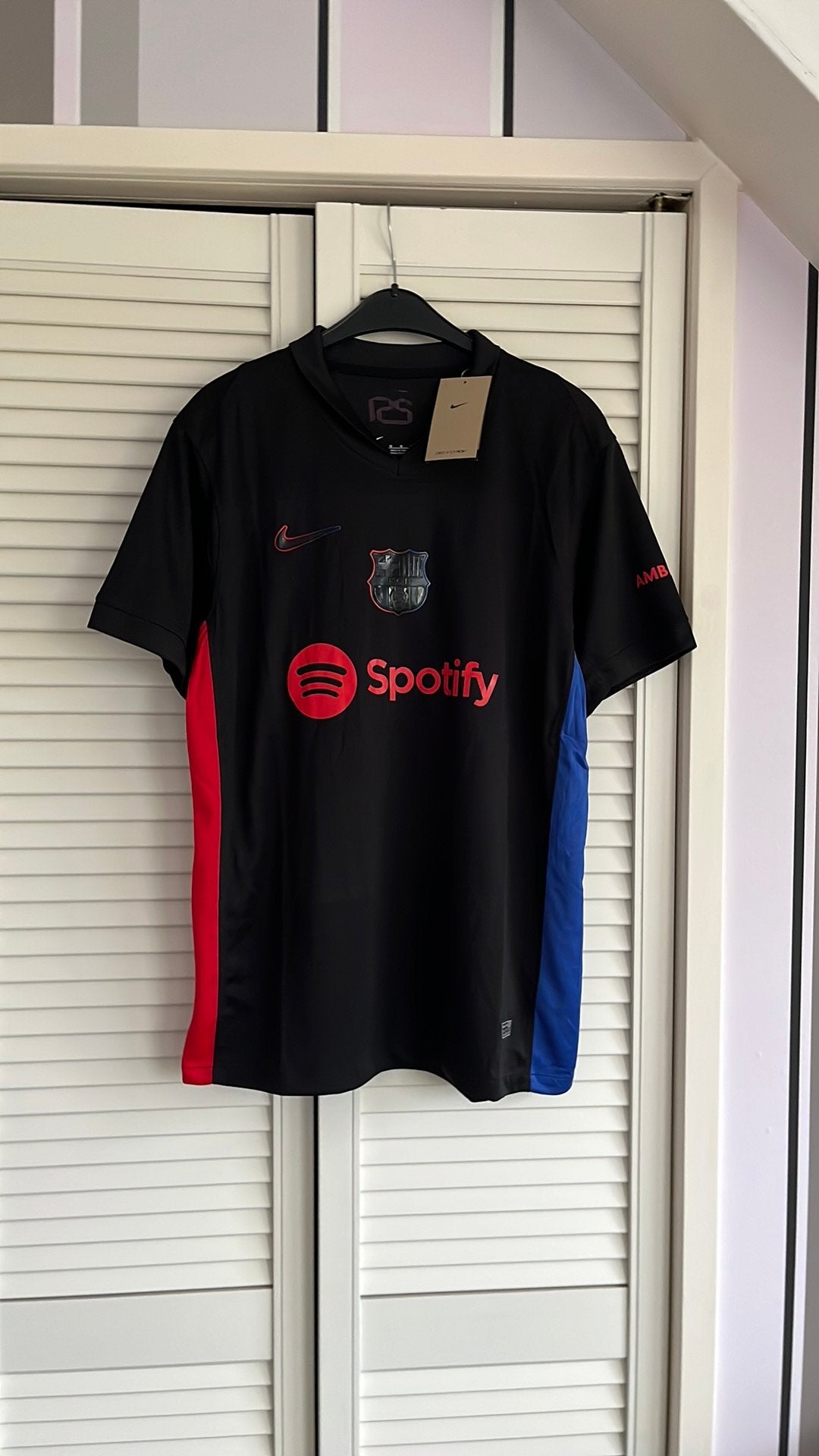 Nieuw Nike FC Barcelona 125 Jaar Shirt Maat M Zwart, Verzenden, Nieuw, Maat 48/50 (M), Zwart