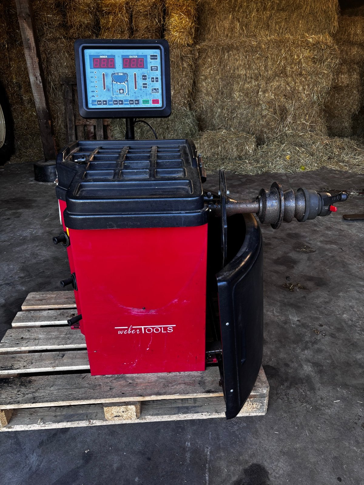 Weber Tools banden balanceermachine, Auto diversen, Ophalen, Gebruikt