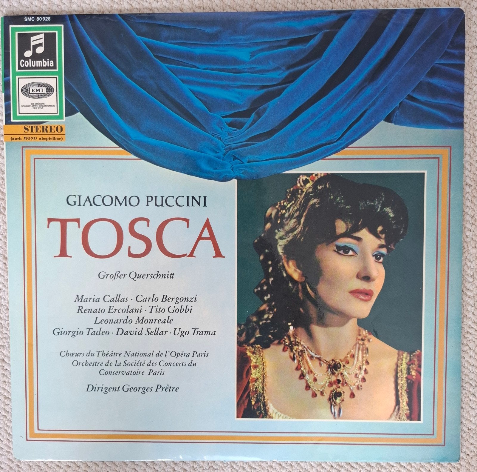 lp Giacomo Puccini  Tosca - operette, Ophalen of Verzenden, Gebruikt, 12 inch, Overige typen