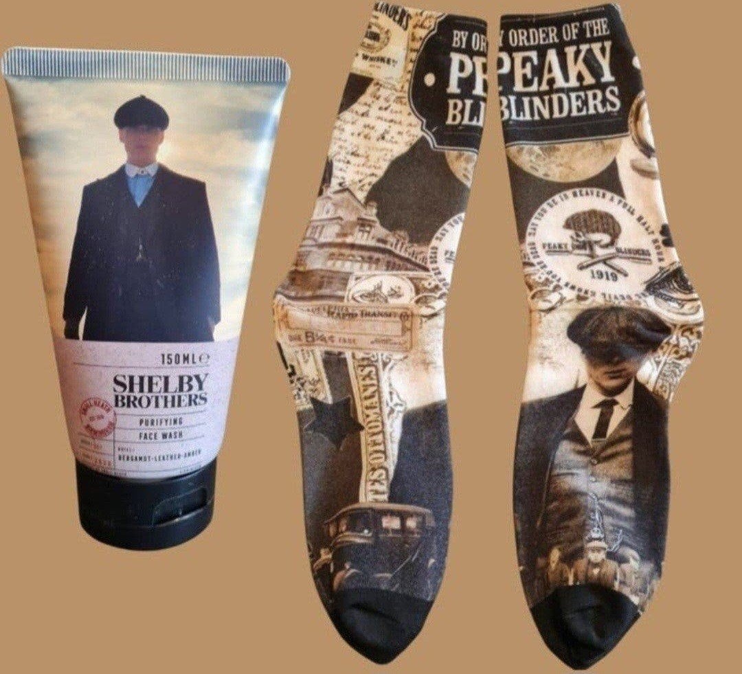 PEAKY BLINDERS SOKKEN + TUBE FACE WASH PEAKY BLINDERS, Ophalen of Verzenden, Nieuw, Overige kleuren