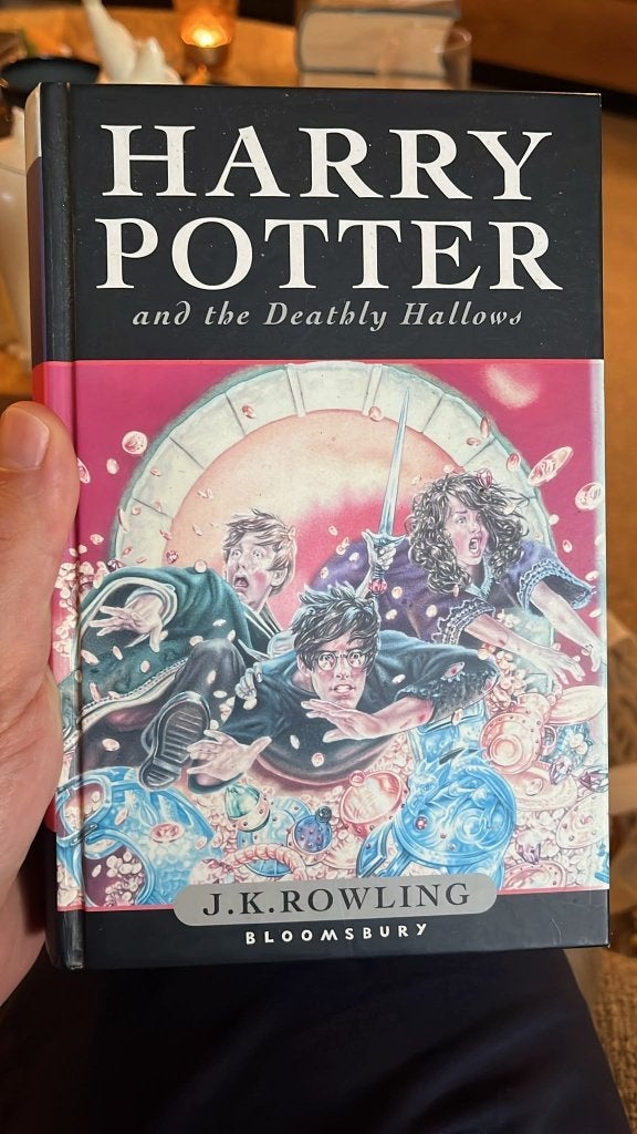 First edition - Harry Potter and the Deathly Hallows, Ophalen of Verzenden, Gebruikt, Boek of Poster