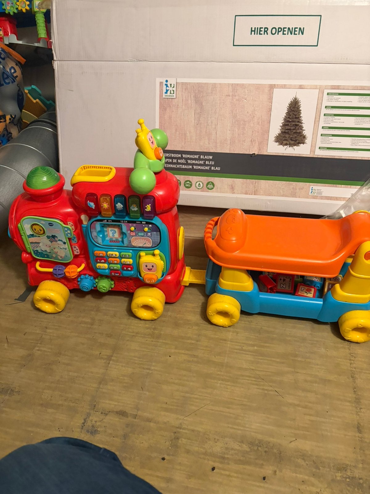 VTech Baby Rijd & Leer Letterlocomotief., Ophalen, Zo goed als nieuw, 6 maanden tot 2 jaar
