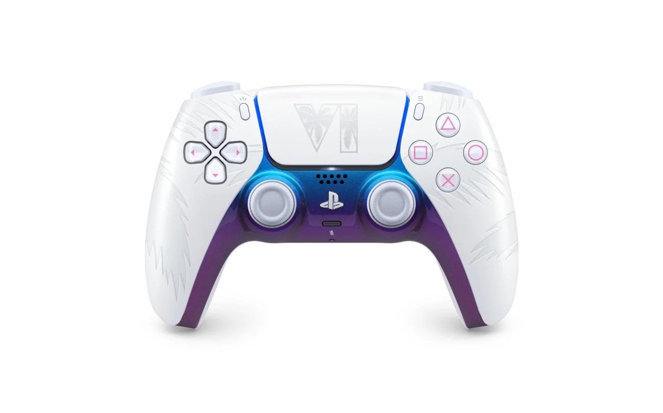 Playstation 5 Controller GTA VI White Limited Edition, Ophalen of Verzenden, Zo goed als nieuw, Controller, PlayStation 5