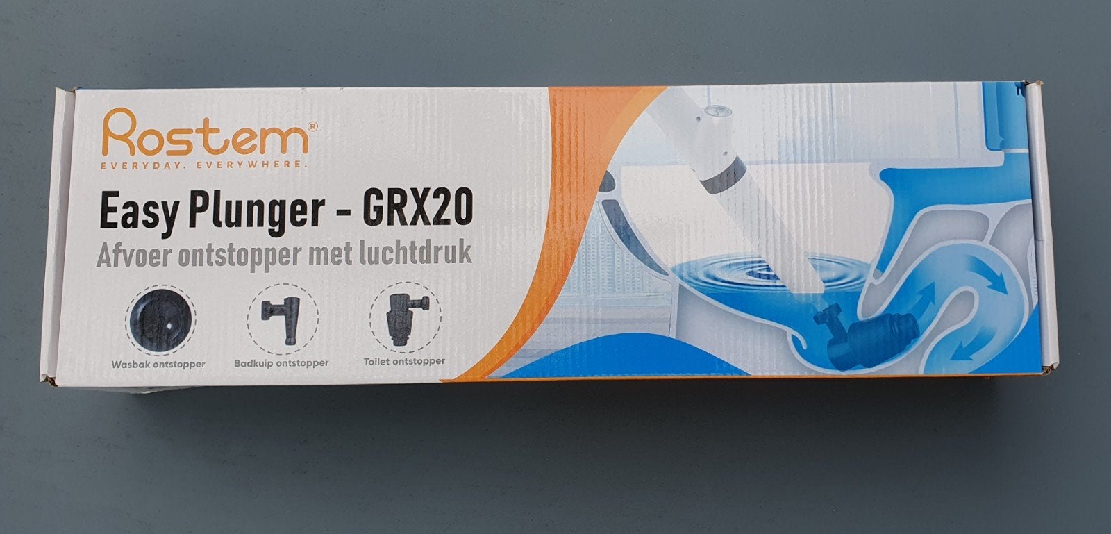 Nieuwe Rostem Easy Plunger GRX20 - Afvoer ontstopper, Ophalen of Verzenden, Nieuw, Overige typen