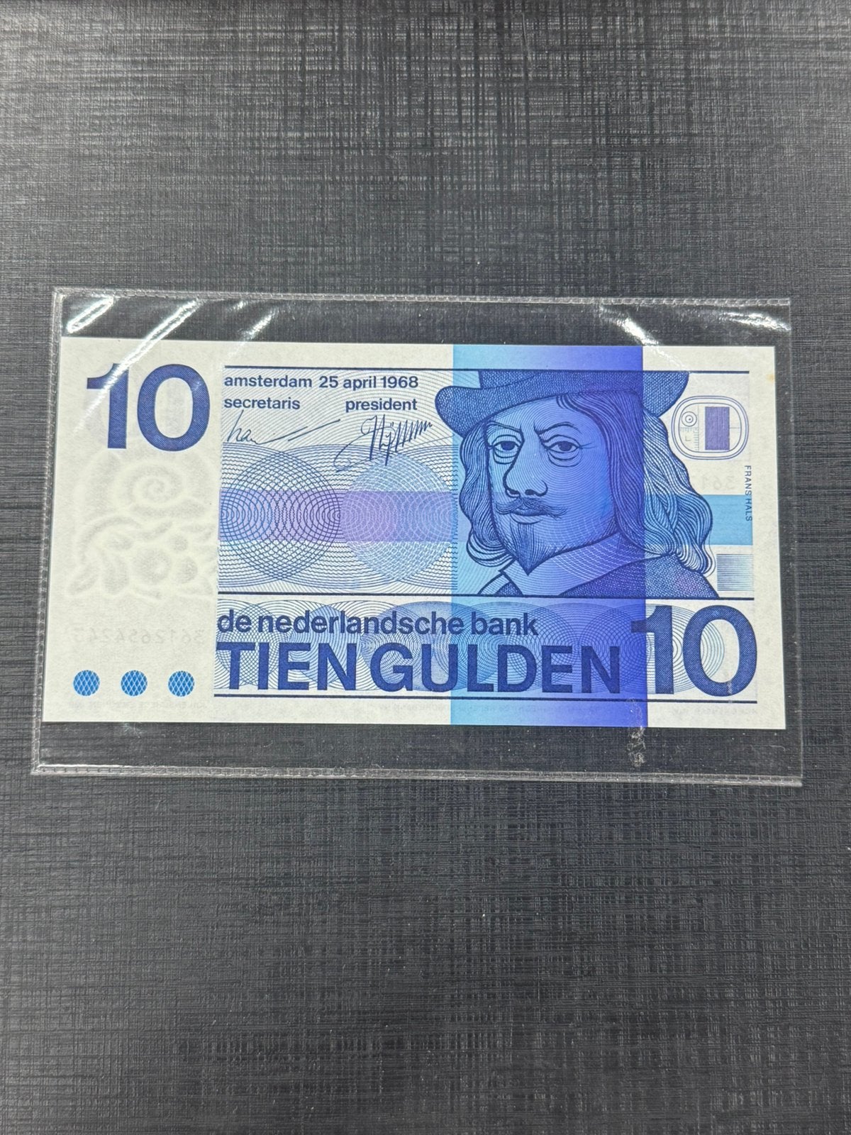10 gulden muntbiljet 1968, Postzegels en Munten, Ophalen of Verzenden, 10 gulden