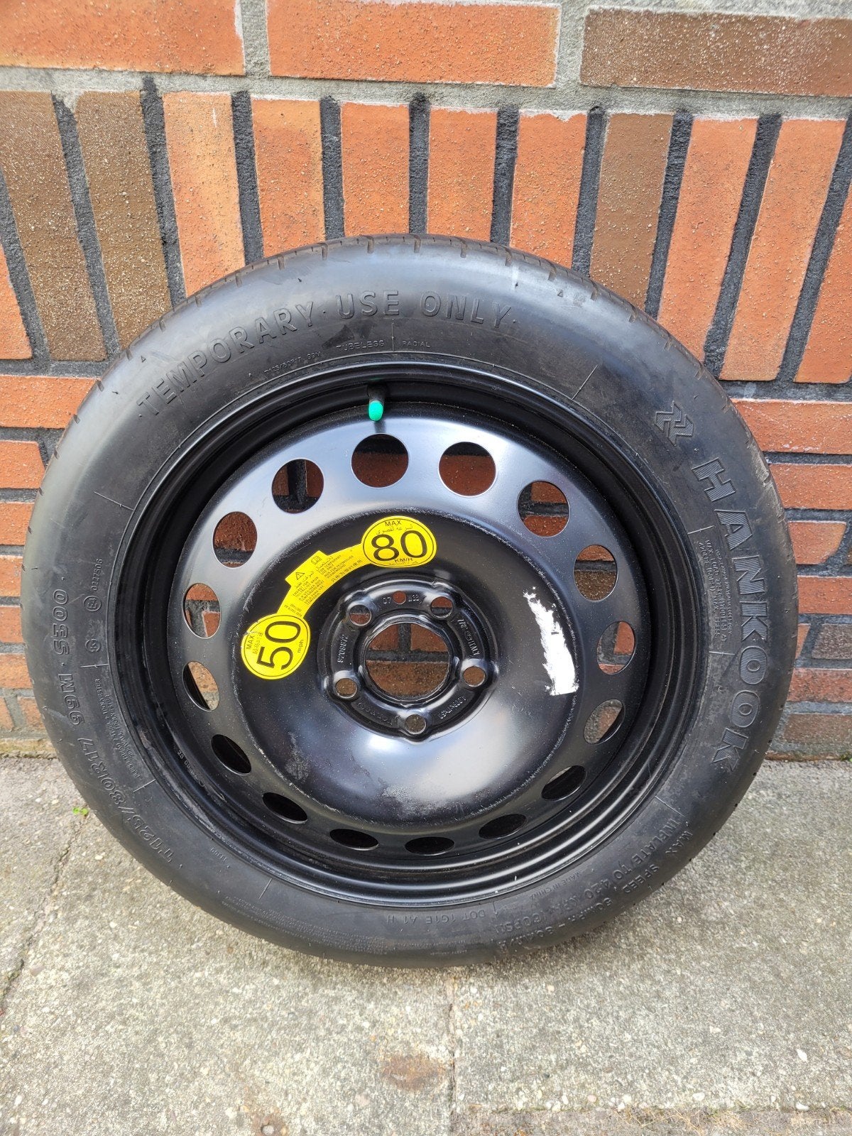 Reservewiel met band T125/80R17 - Max 80 KM/H van Volvo., Ophalen, Overige, Banden en Velgen, Nieuw