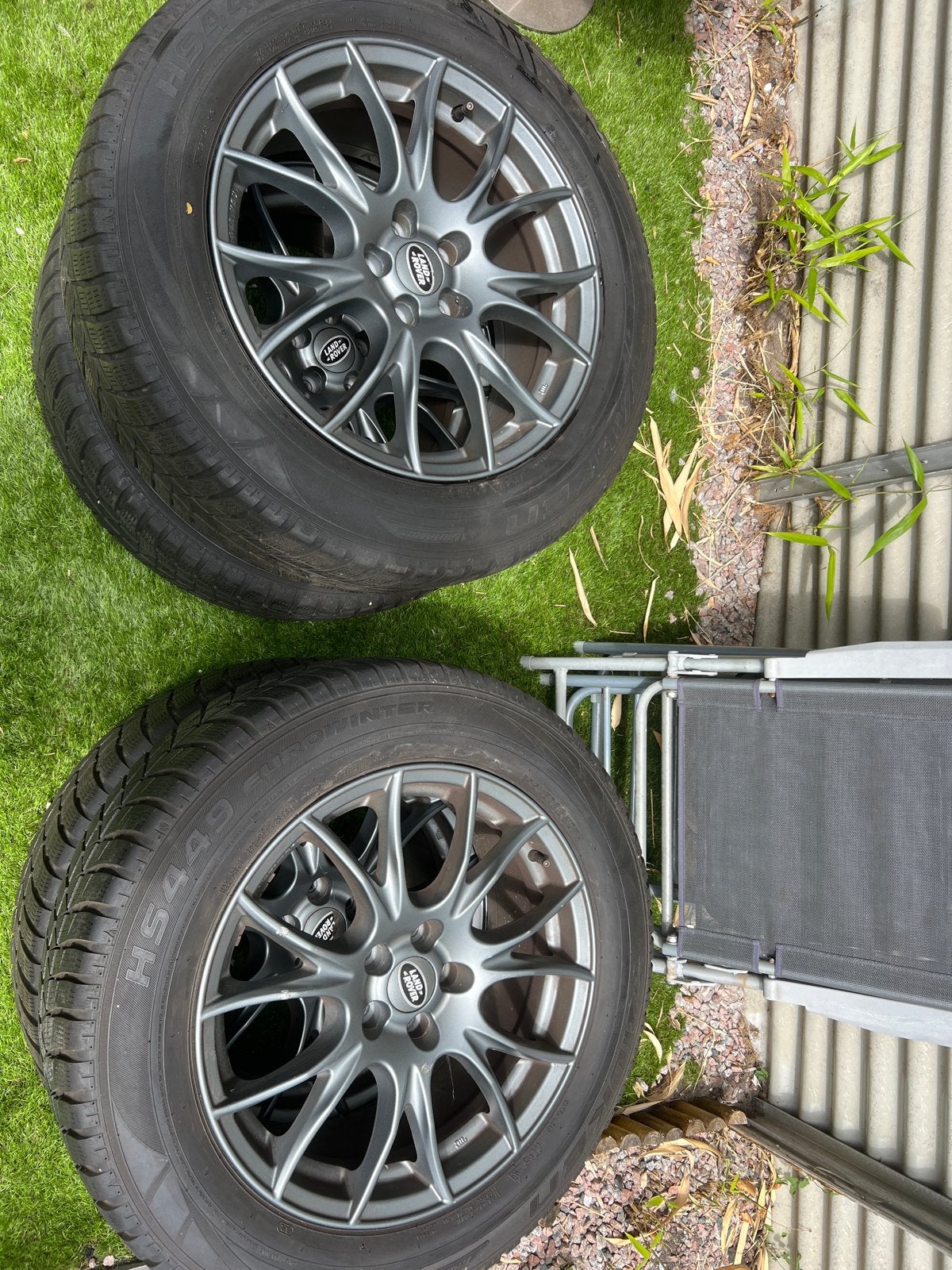Land Rover 18 inch velgen met winterbanden 235/60R18, Ophalen, Gebruikt