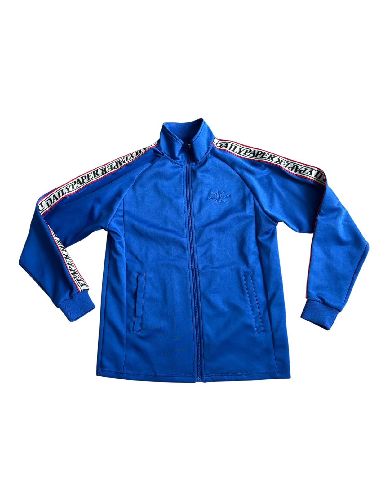 Daily Paper track jacket – maat XS – blauw, Kleding | Heren, Ophalen of Verzenden, Gedragen, Maat 46 (S) of kleiner, Blauw