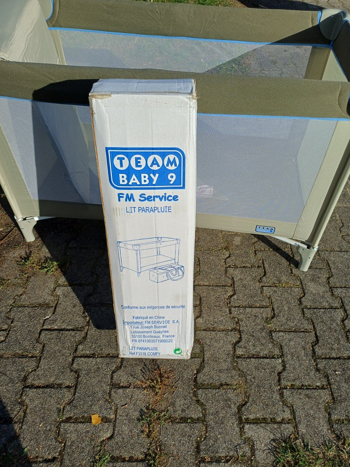 Campingbedje / reis- of logeerbedje Team Baby 9 - Zo goed al, Kinderen en Baby's, Ophalen, Zo goed als nieuw
