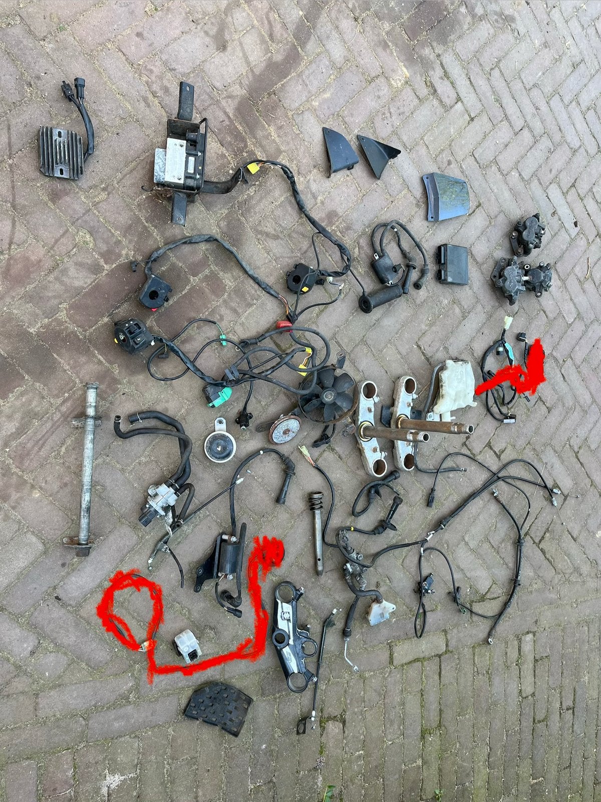 Onderdelen suzuki sv650, Motoren, Ophalen of Verzenden