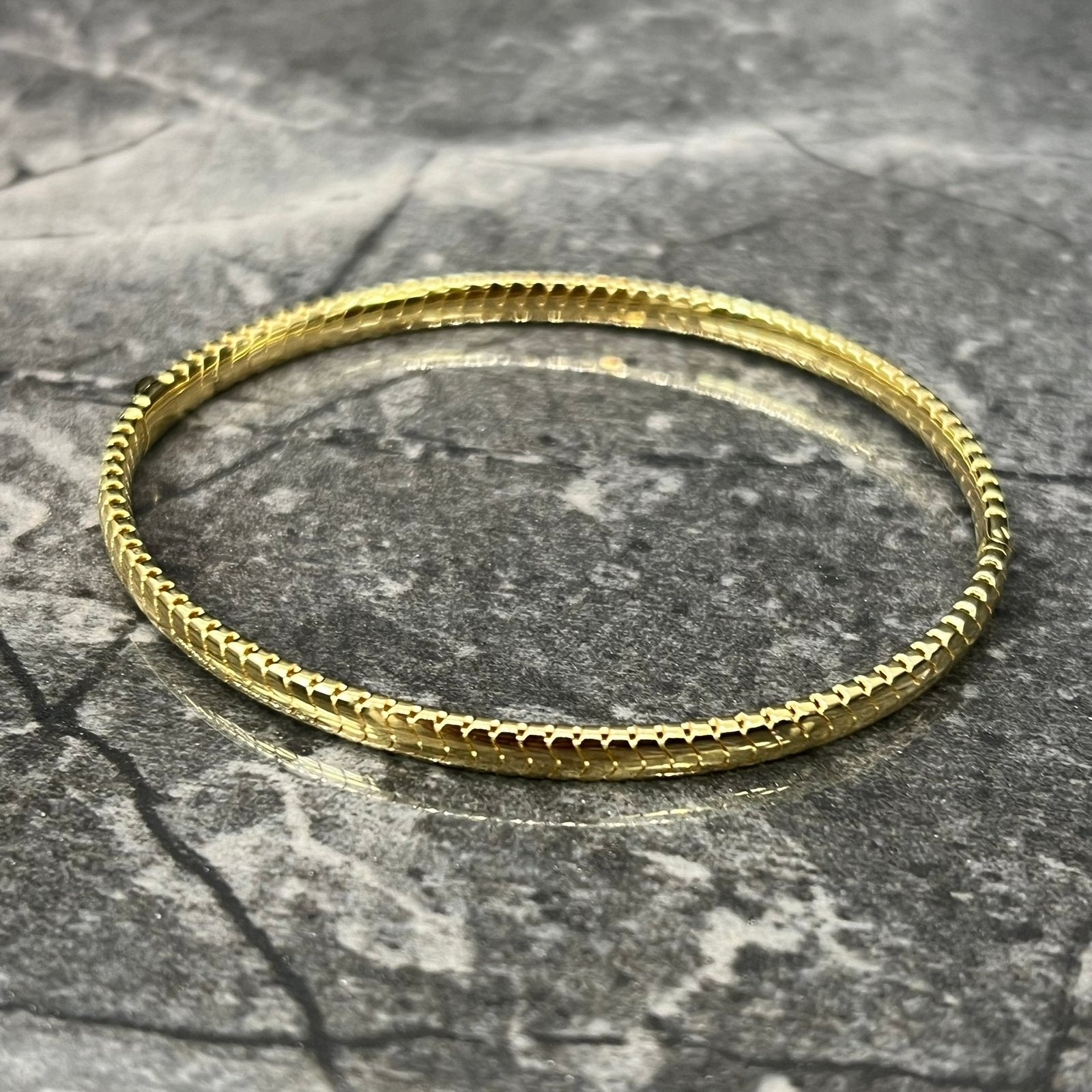18 karaat gouden armband slavenarmband, Ophalen of Verzenden, Nieuw, Goud