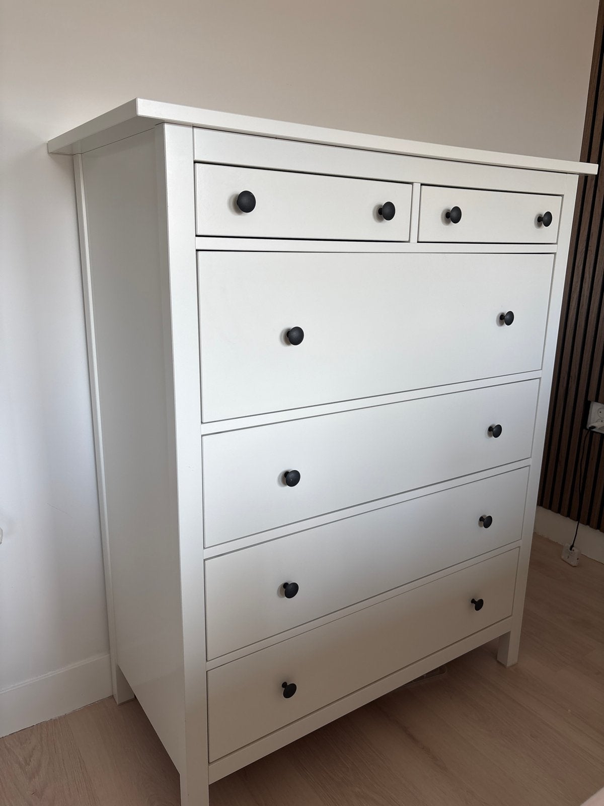Ikea Hemnes ladekast wit met 6 lades, Ophalen, Gebruikt, 100 tot 150 cm, 5 laden of meer