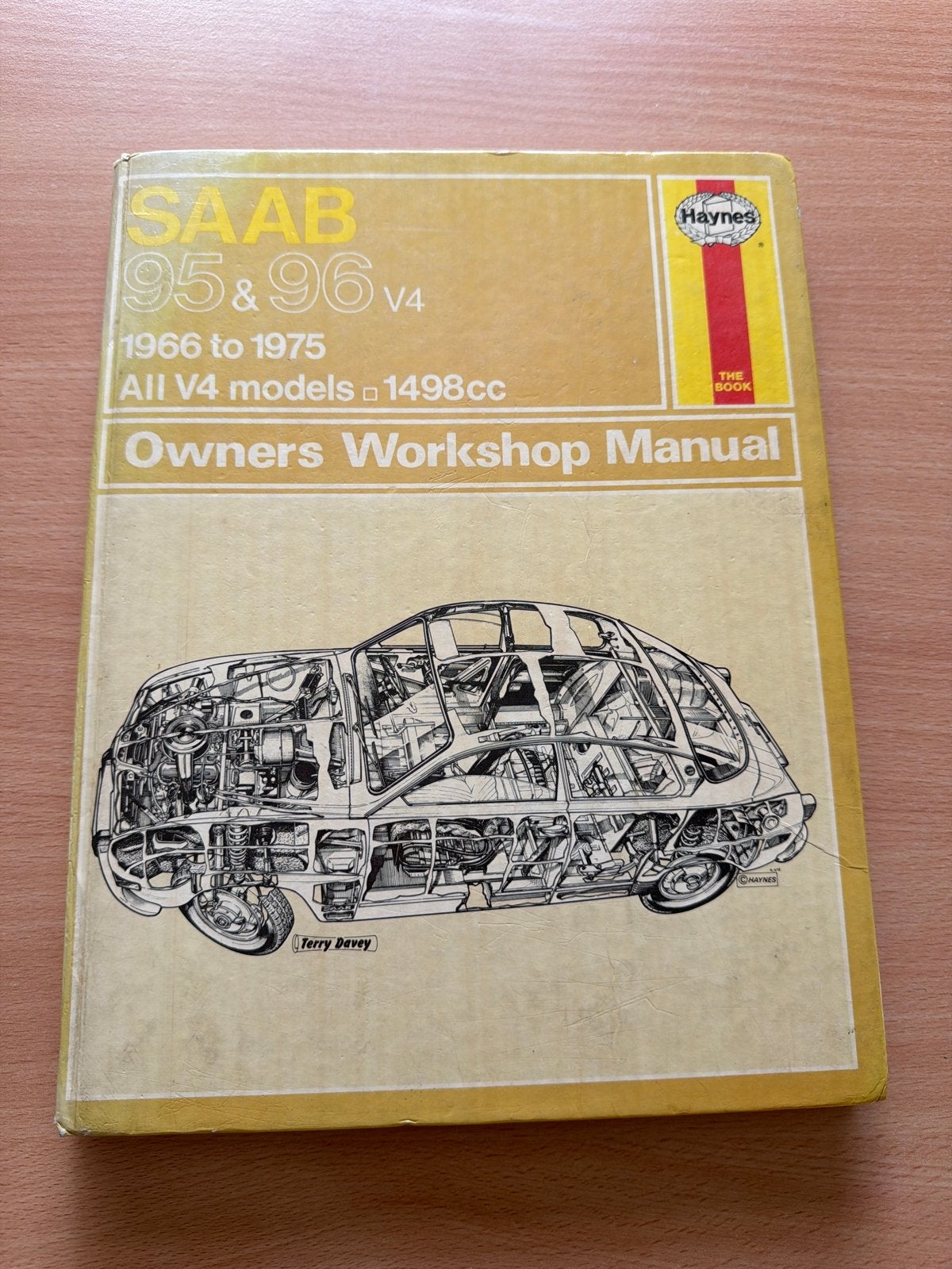 Haynes Werkplaatshandboek Saab 95 & 96 V4 (1966-1975), Ophalen of Verzenden