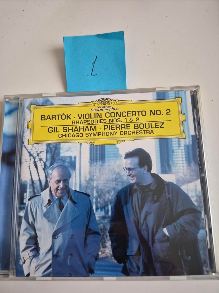 Bartók: Vioolconcert nr. 2, Rapsodieën - Gil Shaham CD, Ophalen of Verzenden, Modernisme tot heden, Zo goed als nieuw, Orkest of Ballet