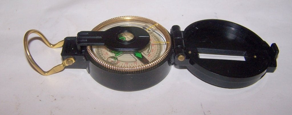 Vintage Engineer vloeistofkompas.Izgs., Ophalen of Verzenden, Zo goed als nieuw, Gps of Kompas