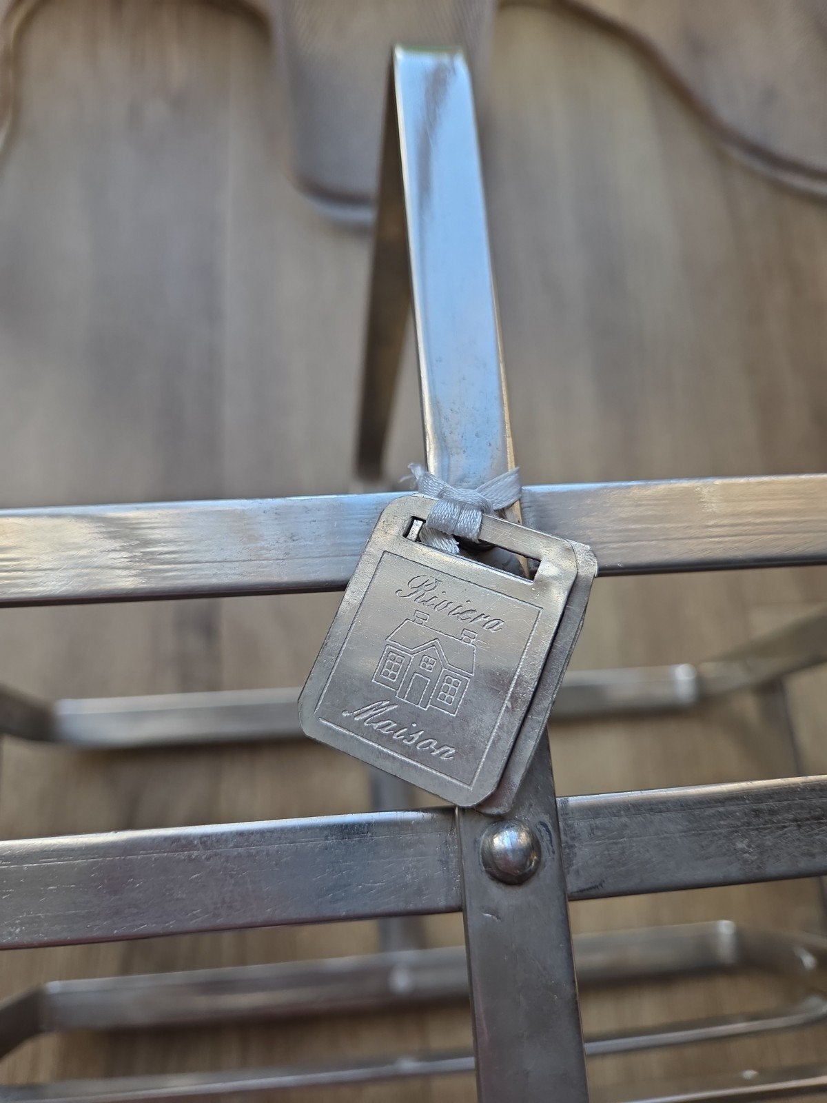Metalen mandje van Riviera Maison, Huis en Inrichting, Ophalen of Verzenden, Gebruikt, Landelijk, Metaal
