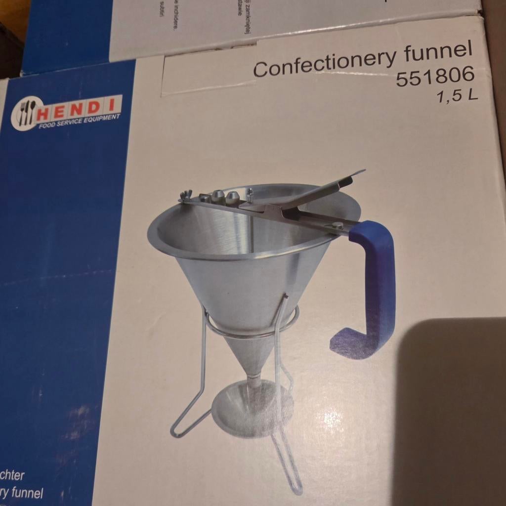 Hendi Fondant/saus doseer trechter 1,5 L, Ophalen of Verzenden
