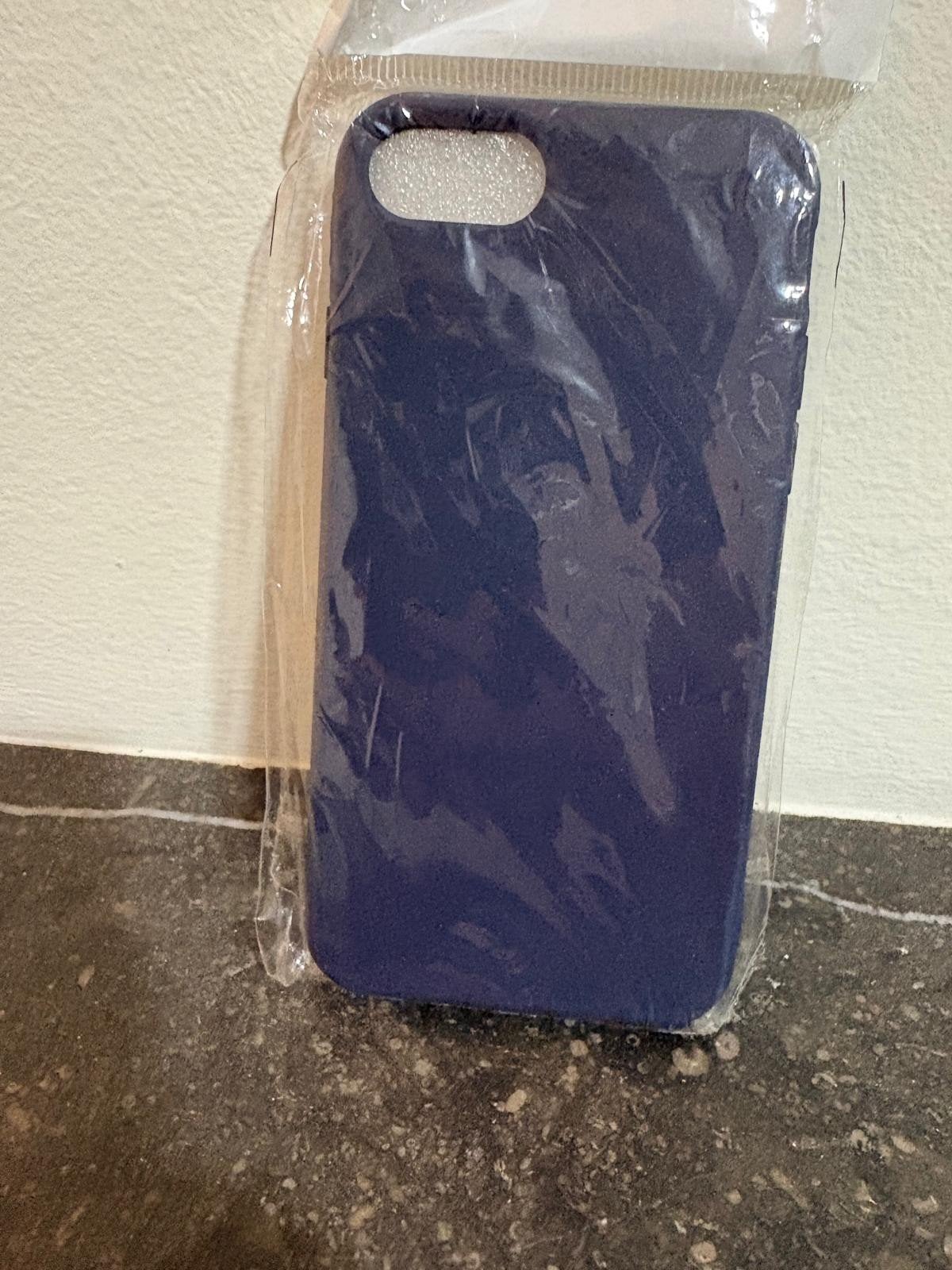 Donkerblauw Siliconen Hoesje voor iPhone 7/8/SE (2020/2022), Telecommunicatie, Ophalen, Nieuw, Hoesje of Tasje, Siliconen