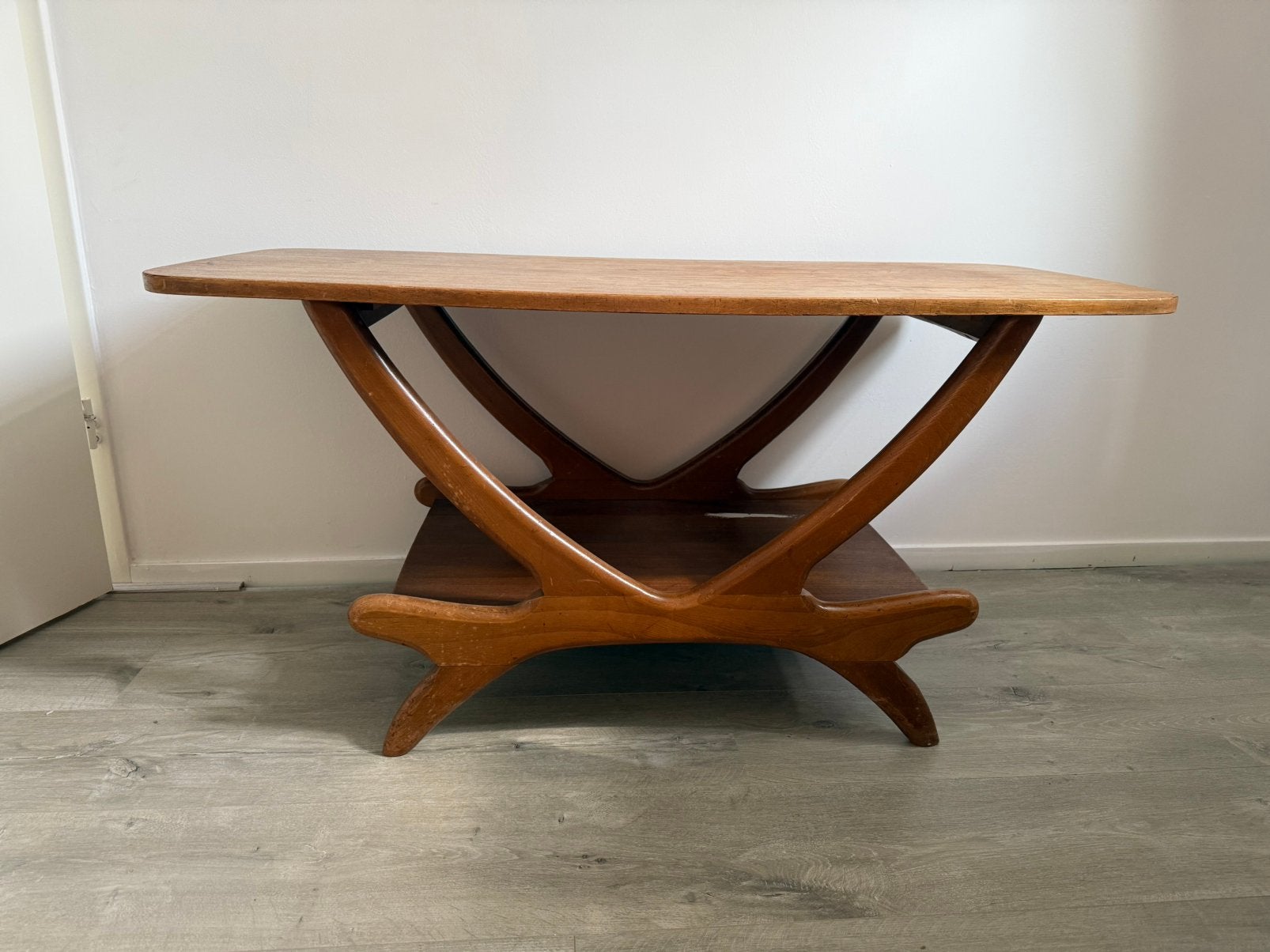 Vintage salontafel hout - opknapper, Ophalen