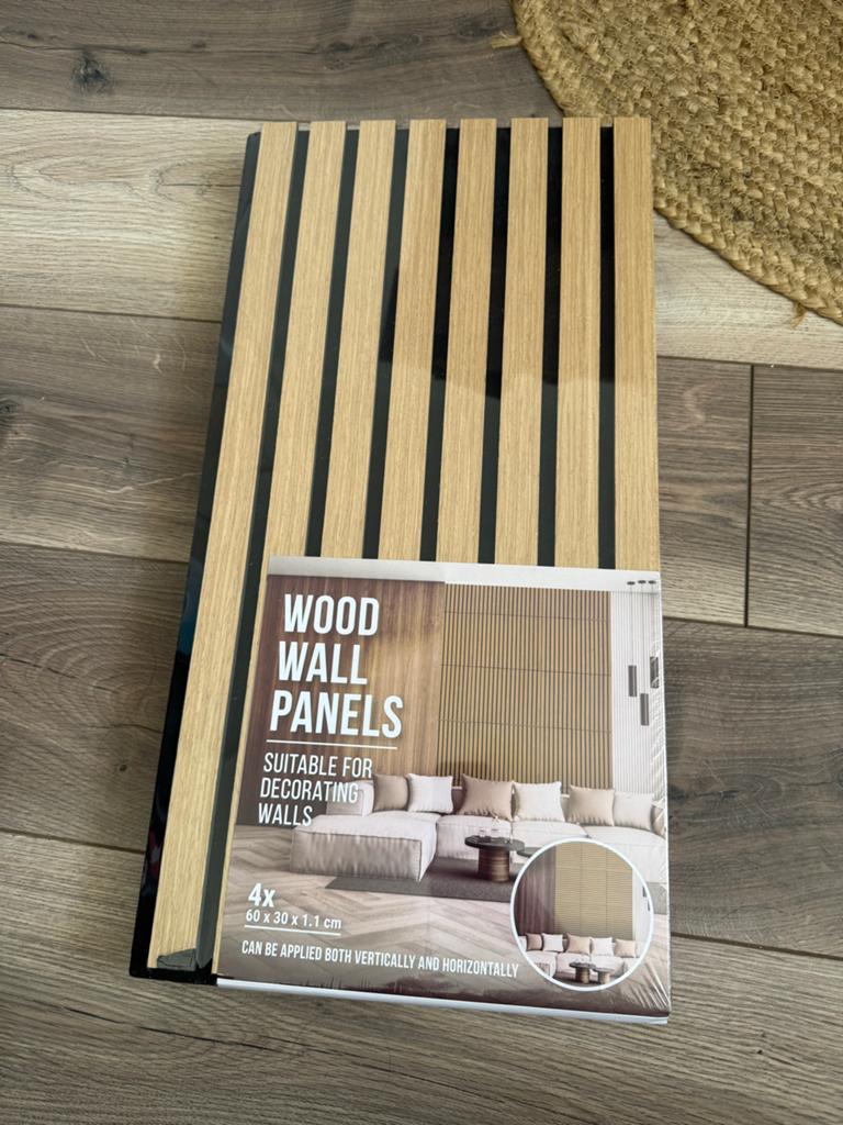 Houten wandpanelen - Decoratieve panelen voor muren, Ophalen of Verzenden, Bruin