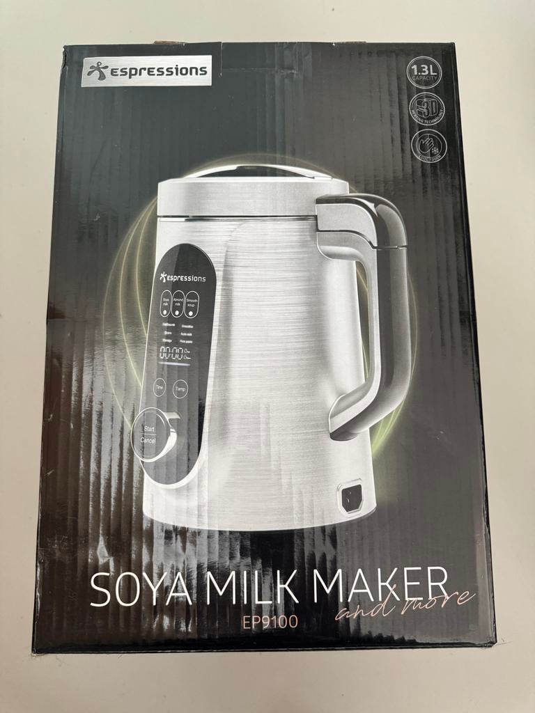 Expressions Sojamelk Maker EP9100 - Nieuw in doos, Overige typen, Ophalen of Verzenden, Metaal, Overige merken