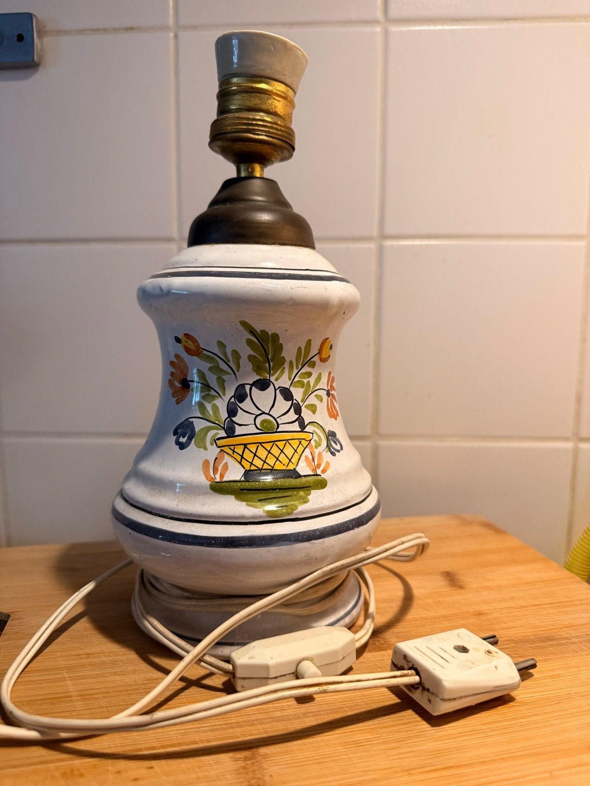 Handgemaakte Portugese Tafellamp - Keramiek, Ophalen