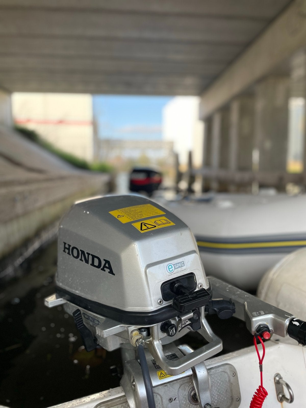 Nette Honda 5 pk 4 takt buitenboordmotor, Ophalen, Gebruikt
