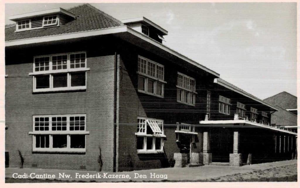 1947 DEN HAAG Cadi-Cantine Nw. Frederik Kazerne, Ophalen of Verzenden, 1940 tot 1960, Ongelopen, Zuid-Holland