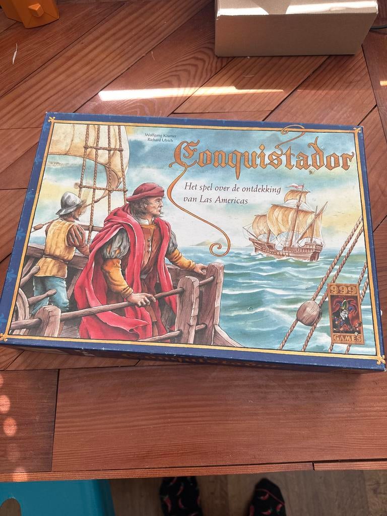Conquistador: Het spel over de ontdekking van Las Americas, Hobby en Vrije tijd, Gezelschapsspellen | Bordspellen, Zo goed als nieuw