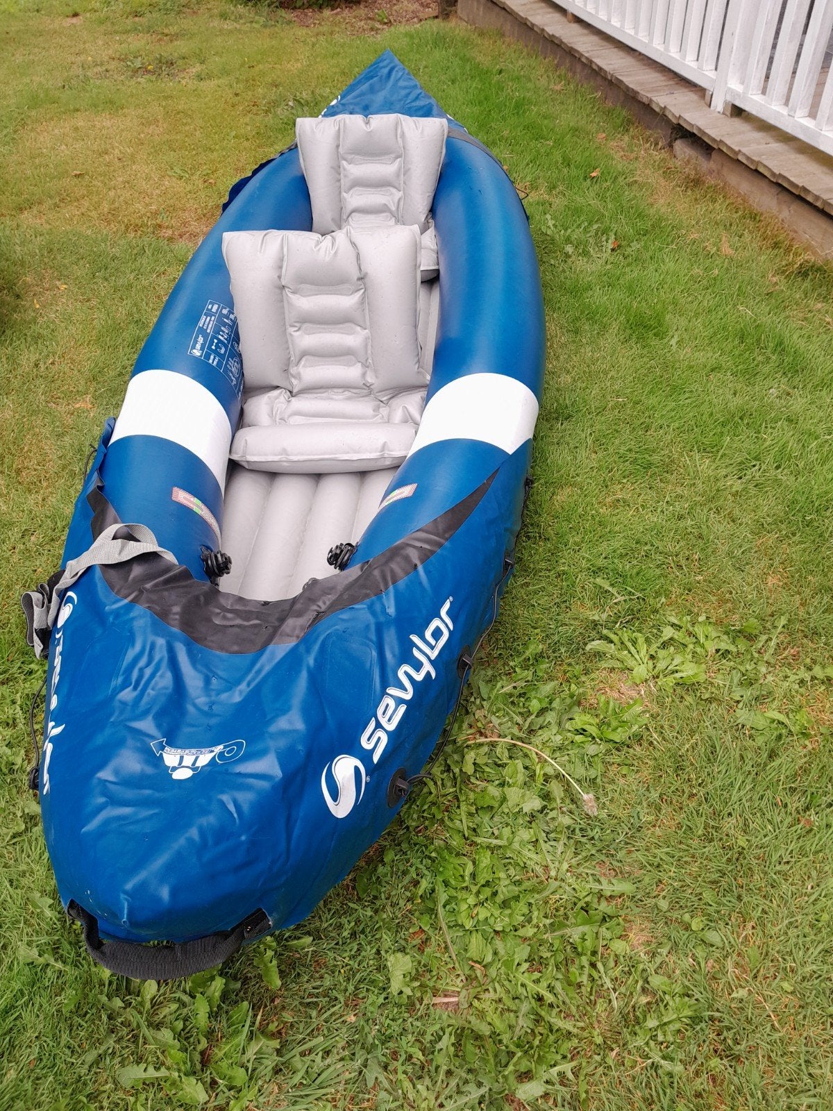 Sevylor Riviera opblaasbare kajak - 2-persoons, Watersport en Boten, Kajaks, Ophalen, Opblaasbaar, Zo goed als nieuw, 2-persoons