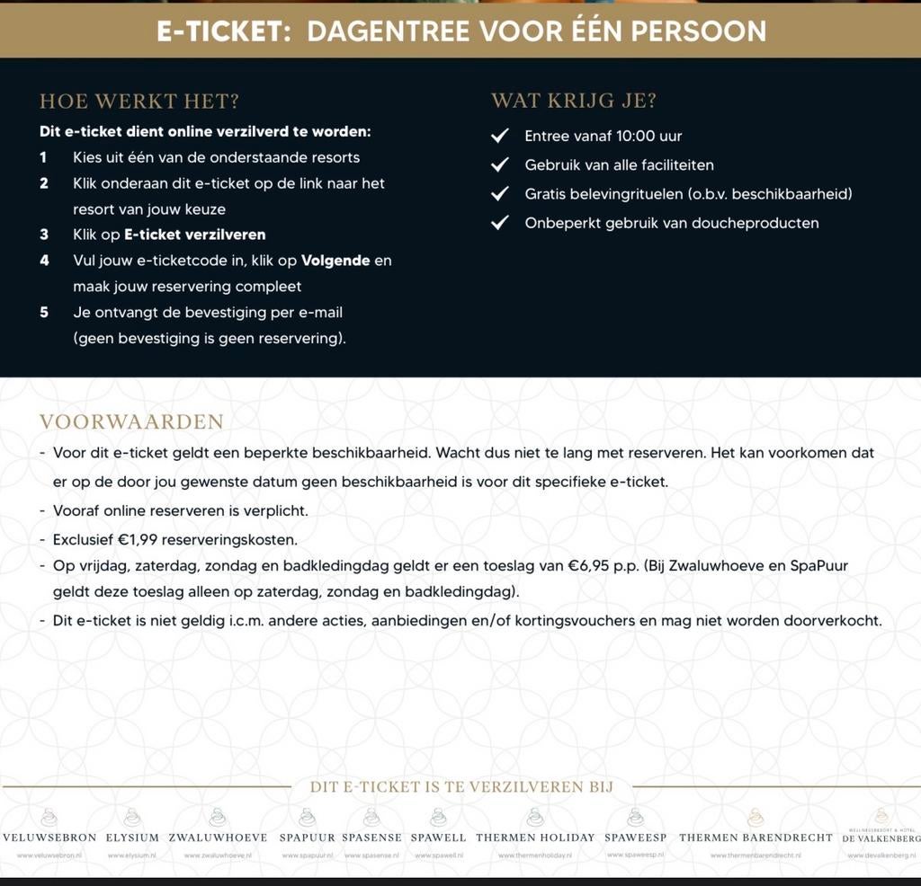 LAATSTE KANS - Sauna voucher twv dagentree diverse sauna’s, Tickets en Kaartjes, Kortingen en Cadeaubonnen, Eén persoon, Cadeaubon