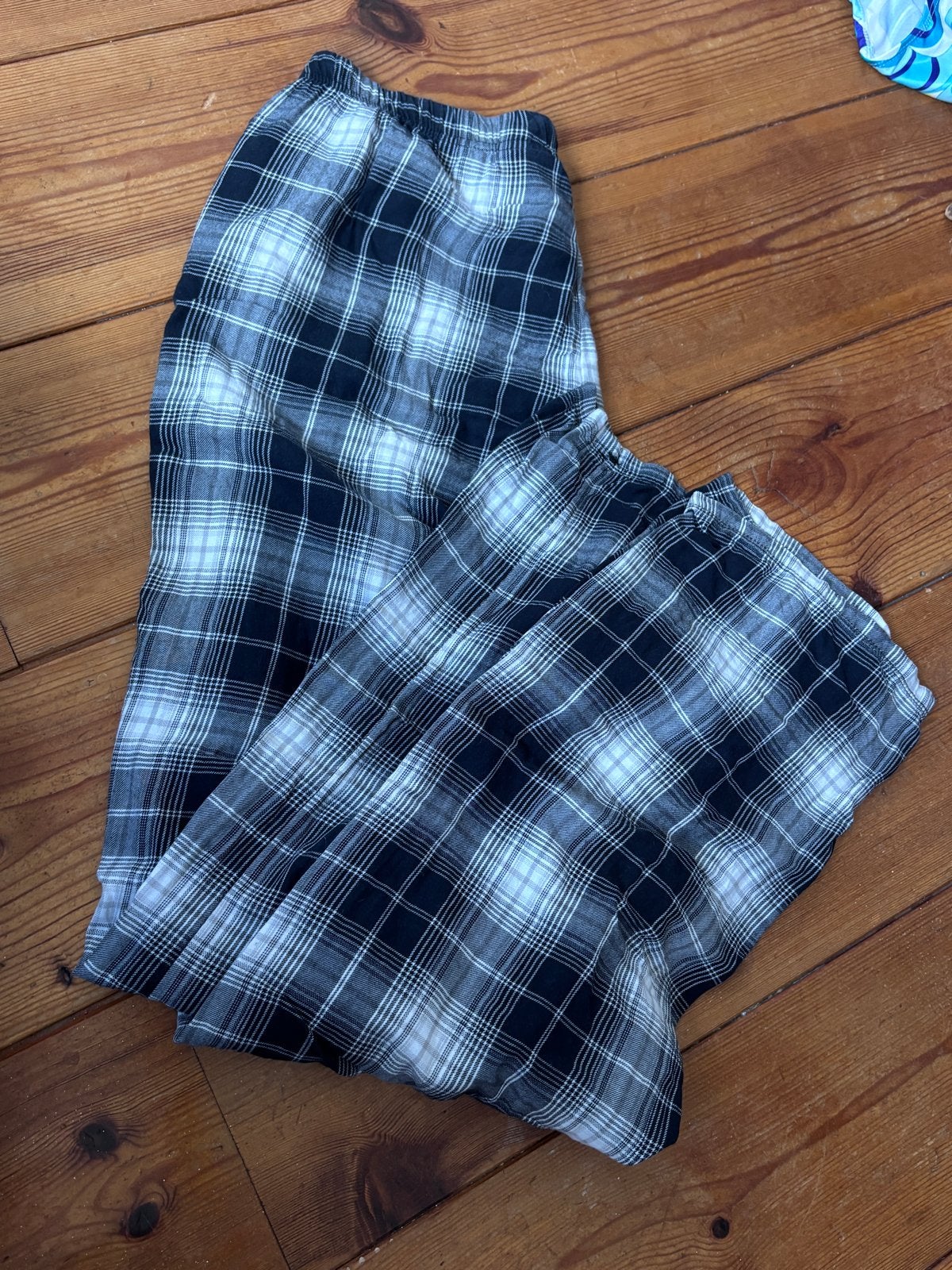 Geruite broek - Zwart/Wit - Maat S, Kleding | Dames, Ophalen of Verzenden, Gedragen, Maat 36 (S), Zwart