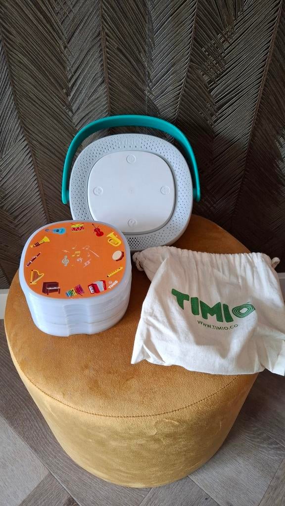 Complete Timio set met 22 discs en koptelefoonaansluiting, Ophalen of Verzenden, Zo goed als nieuw, Taal en Lezen, Met geluid