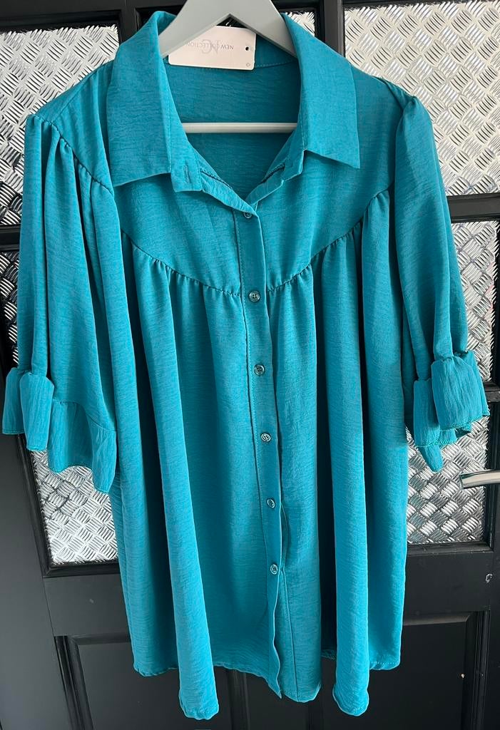 Petrol of roze blouse, Ophalen of Verzenden, Nieuw, Roze, Blouse of Tuniek