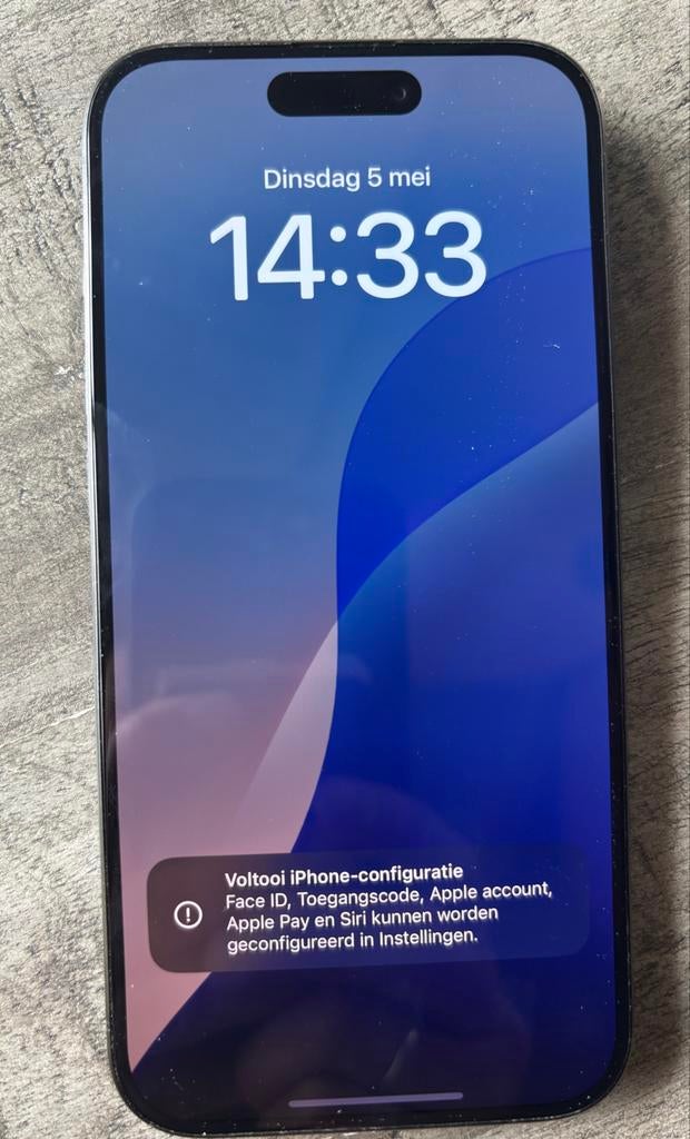 iPhone 15 Pro Space Black 128GB - Krasvrij, 86% batterij, Telecommunicatie, Mobiele telefoons | Apple iPhone, Zo goed als nieuw