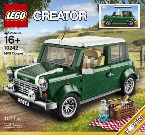 10242 Mini Cooper, Kinderen en Baby's, Speelgoed | Duplo en Lego, Lego, Nieuw, Ophalen of Verzenden, Creator