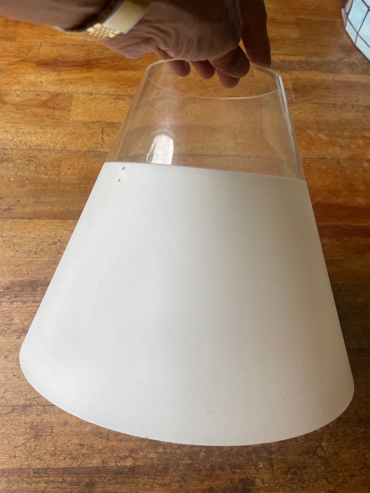 Lampenkap voor Lucitalia lamp door Fransesco Brivio, Ophalen of Verzenden, Zo goed als nieuw, Rond