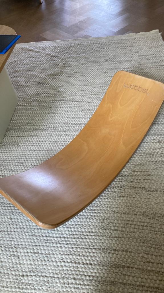 Wobbel Original met licht blauw vilt, Ophalen, Gebruikt, Jongen of Meisje