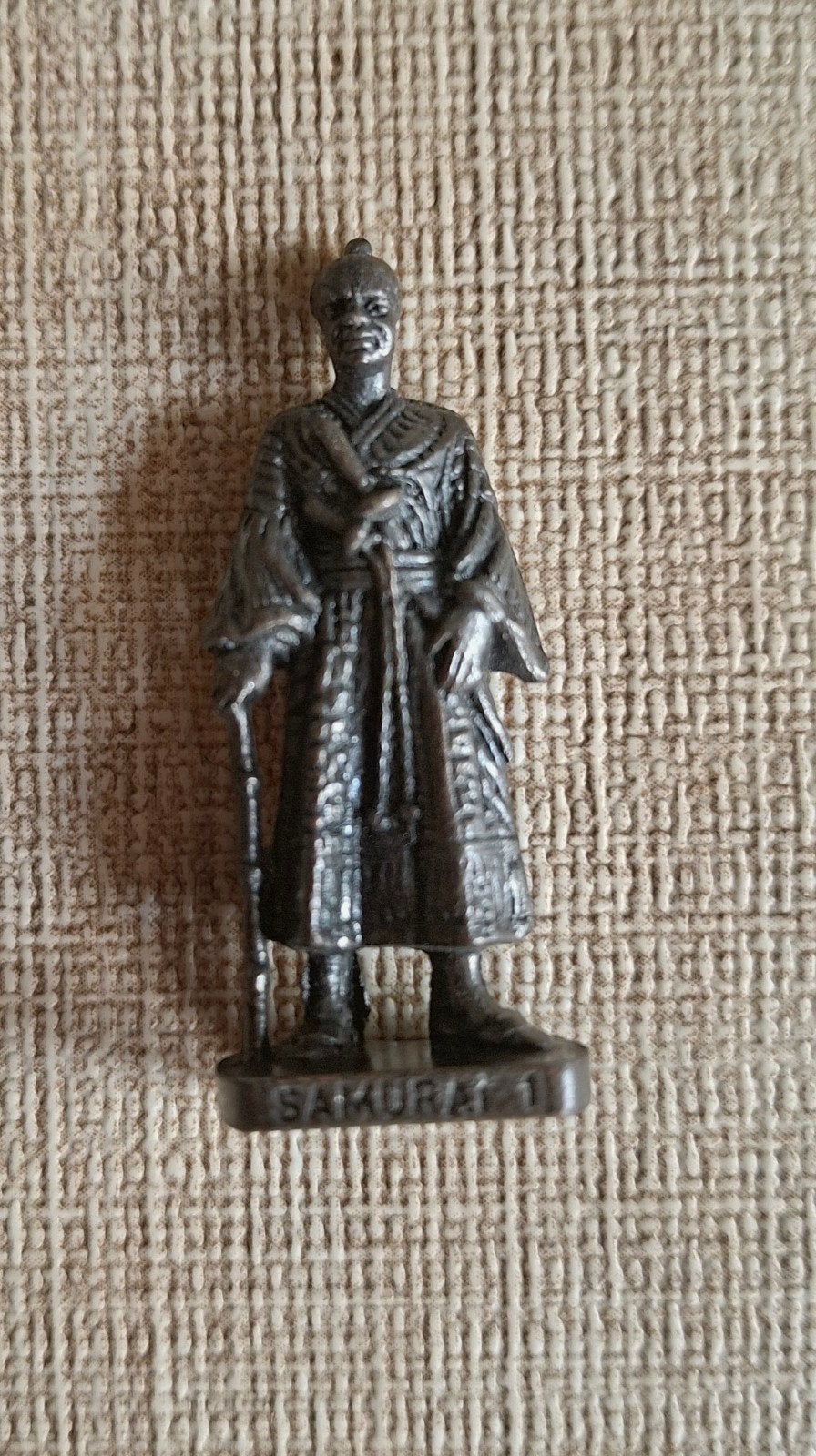 Metalen beeldje Samurai 1 - Vintage verzamelobject, Ophalen of Verzenden, Nieuw