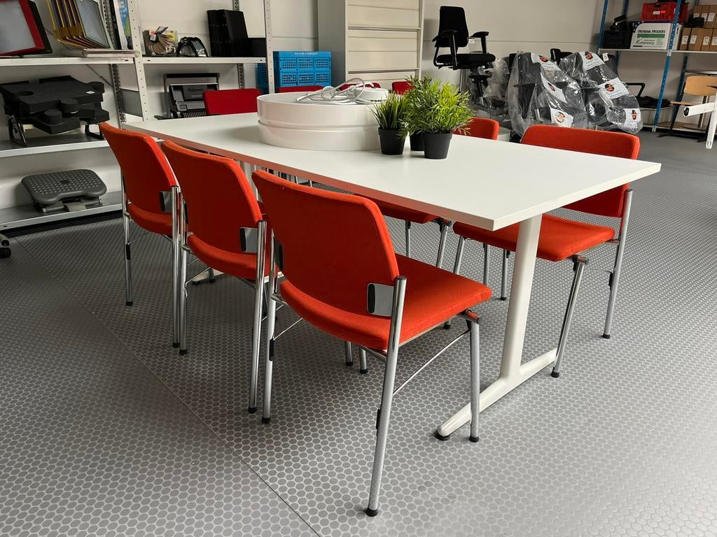 Ahrend vergaderstoelen met armsteunen Koopje, prijs pst., Ophalen, Gebruikt, Geen, Vintage