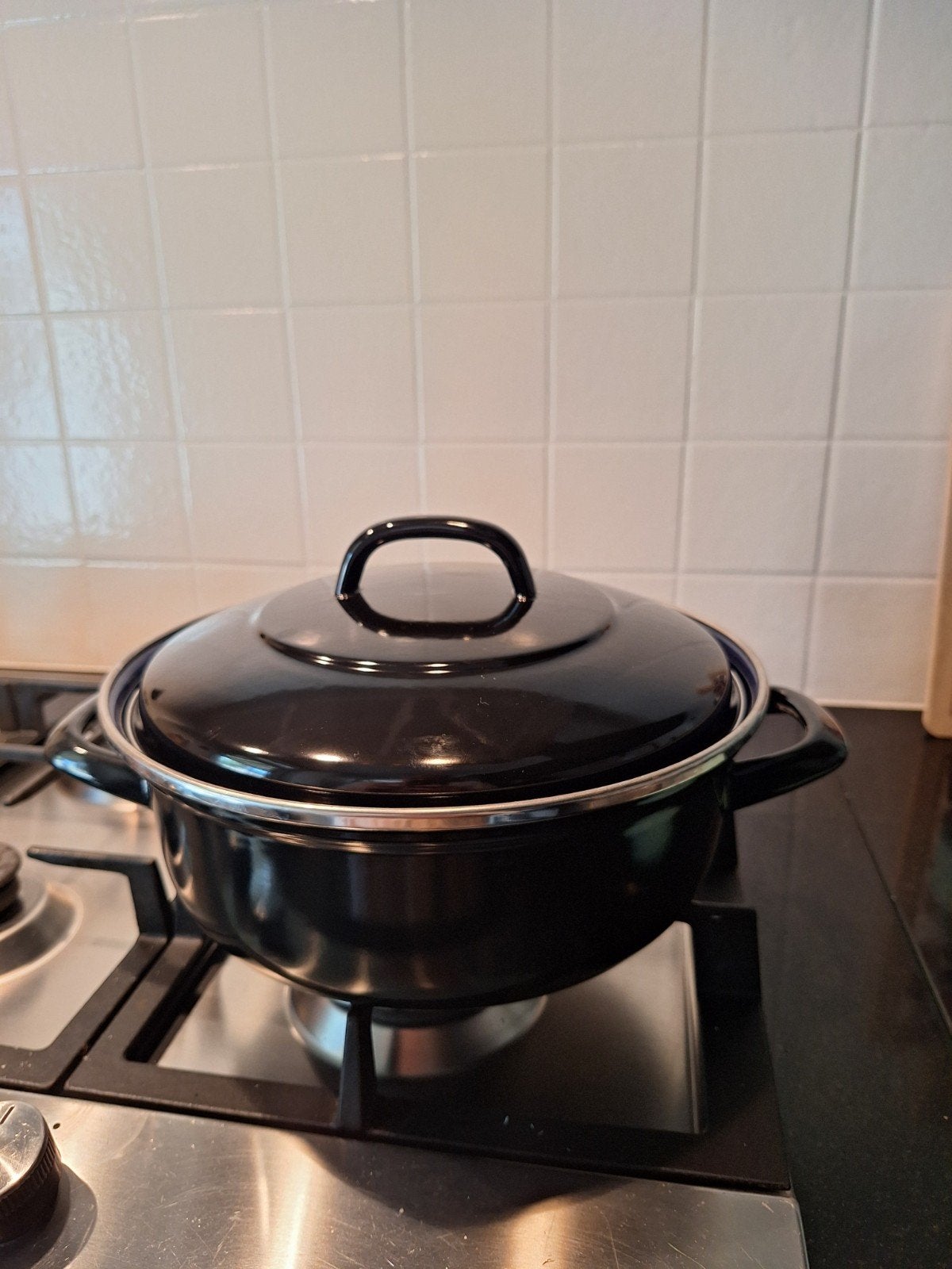 BK Braadpan - Geschikt voor gasfornuis, Ophalen, Gebruikt, Braadpan, Met deksel