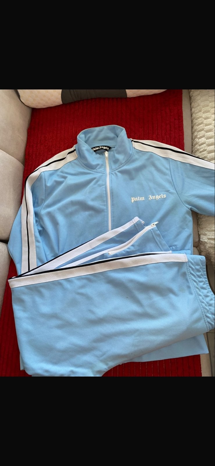 Palm Angels trainingspak lichtblauw - Zo goed als nieuw, Ophalen of Verzenden, Zo goed als nieuw, Algemeen, Maat 48/50 (M)