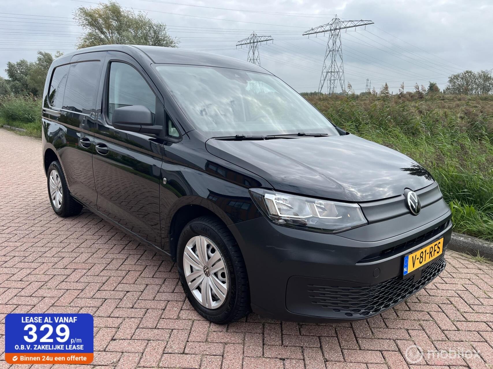 Volkswagen Caddy Cargo 1.5 TSI + Airco, Euro 6, 4 cilinders, Volkswagen, Zwart