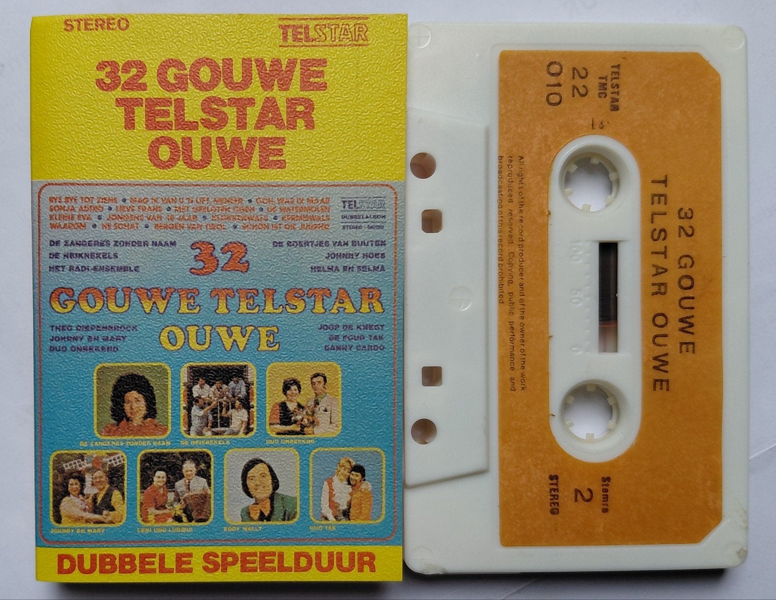 TMC  - 22010.  32 Gouwe Telstar Ouwe., Ophalen of Verzenden, Zo goed als nieuw, Nederlandstalig, 1 bandje