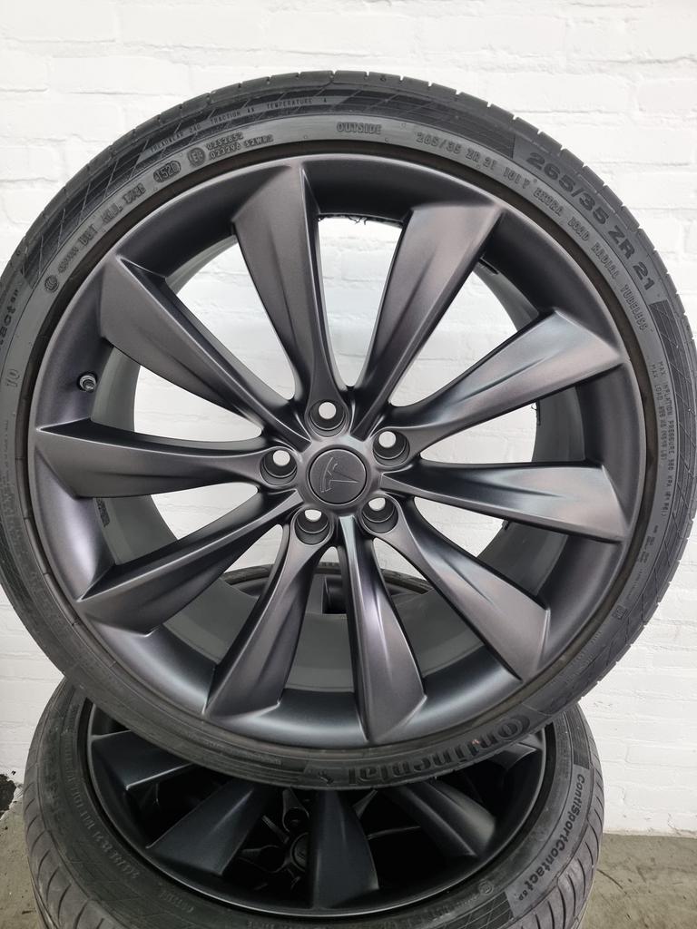 21'' originele Tesla Model S Turbine velgen A-merk Banden, Auto-onderdelen, Banden en Velgen, Banden en Velgen, Zomerbanden, 20 inch
