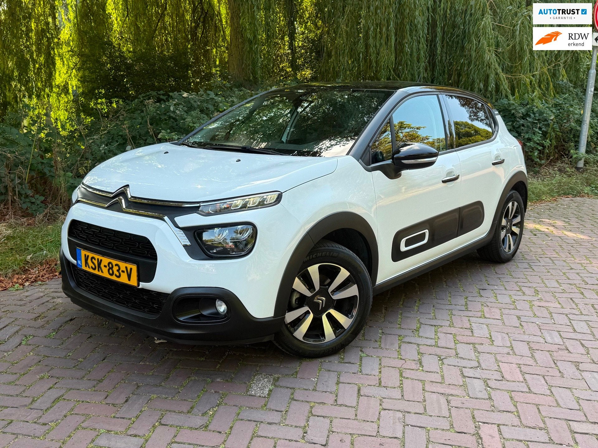 Citroen C3 1.2 PureTech Feel Edition 1 Eig. b.j. 5-2023, 220, Auto's, Voorwielaandrijving, 1199 cc, 450 kg, Wit