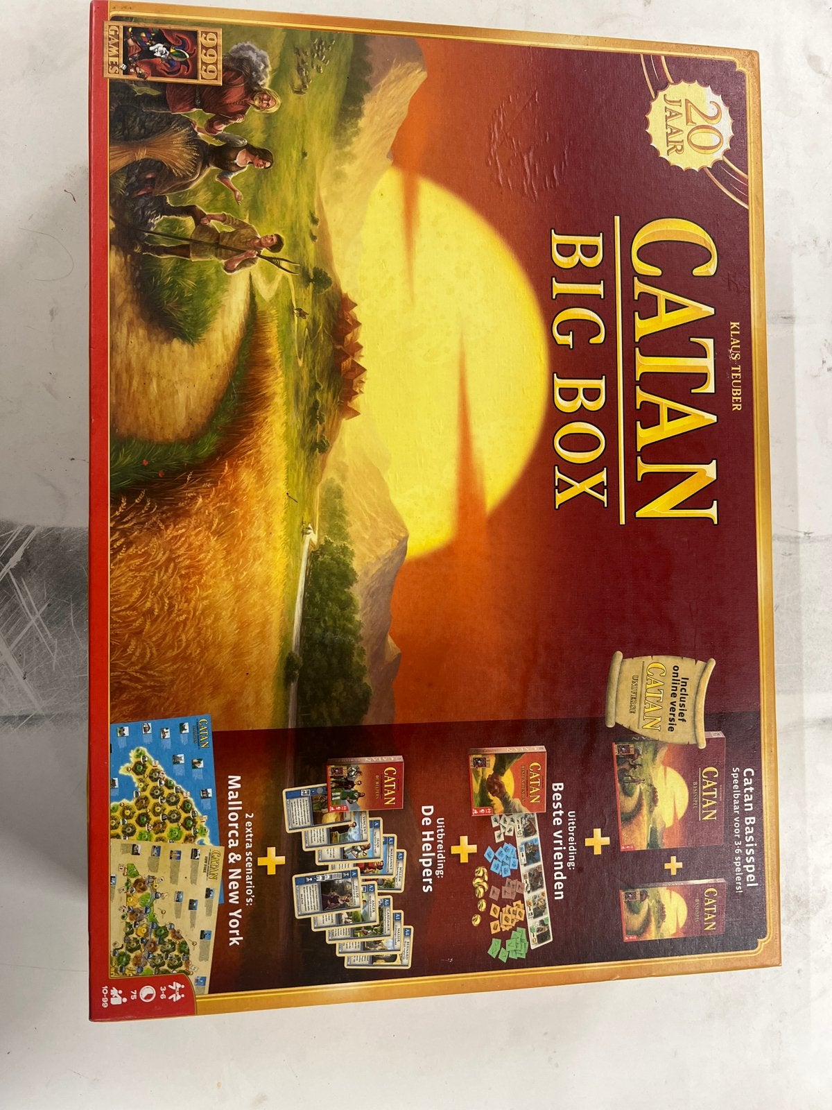 Catan Big Box - 20 Jaar Editie (Weinig gebruikt), Drie of vier spelers, Ophalen of Verzenden, Zo goed als nieuw