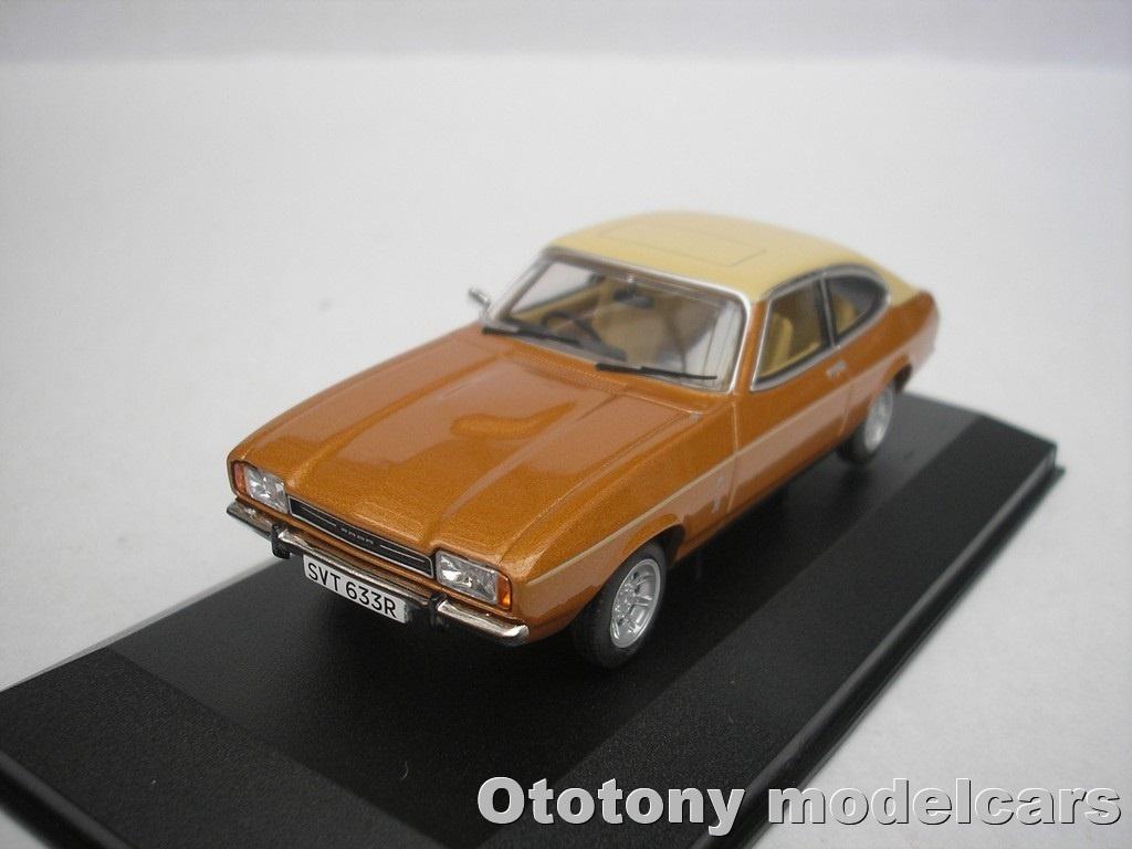 Ford Capri MK II 3.0 Ghia 1977 Gold 1/43 Vanguards, Hobby en Vrije tijd, Ophalen of Verzenden, Nieuw, Auto, Vanguards