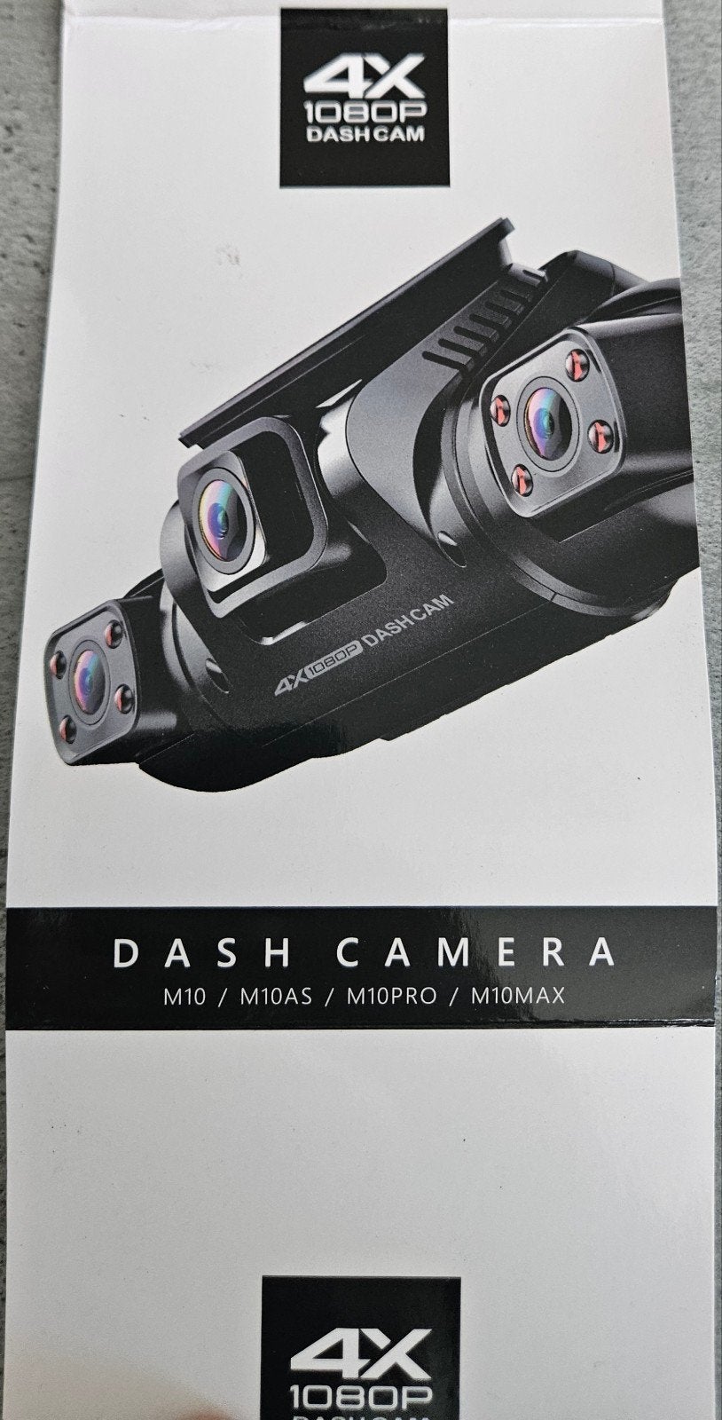 Tiesfong 4X 1080P Dashcam M10/M10AS/M10PRO/M10MAX, Auto diversen, Ophalen of Verzenden, Nieuw